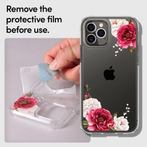 Husa Iphone 12- Spigen Cyrill Cecile -Red Floral