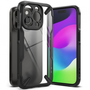 Husa iPhone 15 Pro Max - Ringke Fusion X-Black