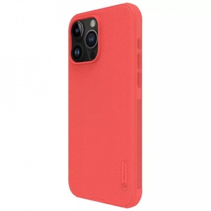 Husa iPhone 15 Pro -Nillkin Super Frosted Shield Case Rosie