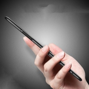Husa iPhone XR-MSVII Simple ultra-subțire - culoare albastra