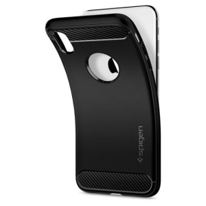 Husa Iphone XS MAX - Spigen Rugged Armor -Neagra