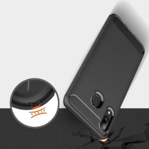 Husa Samsung Galaxy A30- Carbon Series- Albastra