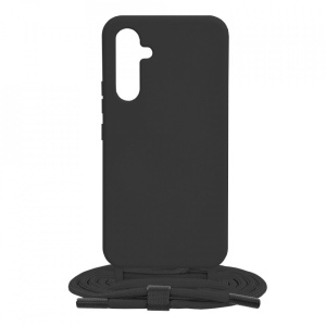 Husa Samsung Galaxy A34 -Crossbody Lanyard neagra