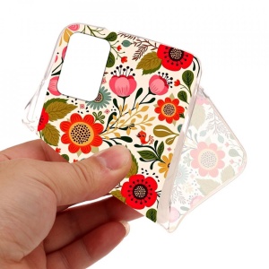 Husa Samsung Galaxy A71- Matt Printing Soft TPU Flowers