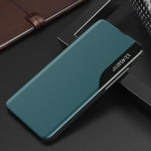 Husa Samsung Galaxy A72 -Eco Leather View Case-Verde inchis