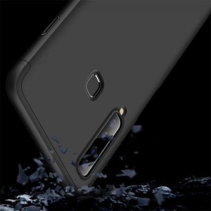Husa Samsung Galaxy A9 -GKK 360 Front and Back Case Full Body Cover Negru