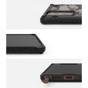 Husa Samsung Galaxy Note 20- Ringke Fusion X- Camo Black