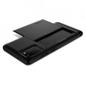 Husa Samsung Galaxy Note 20 -Spigen Slim Armor CS Neagra