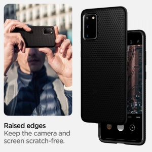 Husa Samsung Galaxy S20 Plus -Spigen Liquid Air- Negru mat