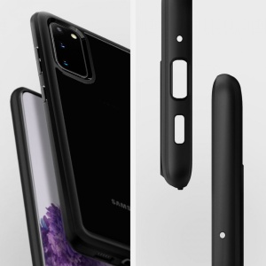 Husa Samsung Galaxy S20 Plus- Spigen Ultra Hybrid-Negru Mat
