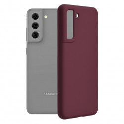 Husa Samsung Galaxy S21 FE Soft Edge Silicone Purple Plum