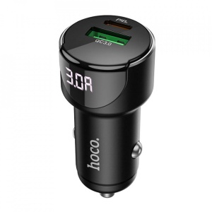 Incarcator telefon auto Hoco Z42 USB-A, USB Type-C, QC 3.0, PD 20W, 3A