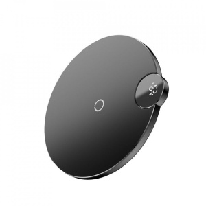Încărcător Wireless Baseus cu Display-Negru