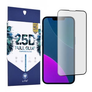 Sticla securizata iPhone 13 Mini - LITO - 2.5D Full Glue Glass Black