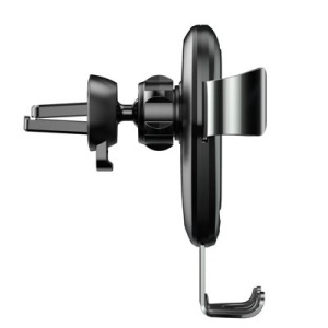 Suport auto cu incarcare wireless Baseus Metal Gravity-Negru