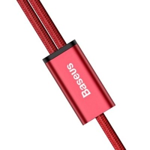 Cablu de date 2 in 1 Baseus Rapid Lightning / micro USB 1.2 M Rosu