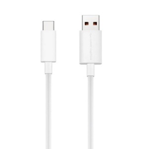 Cablu de date USB to Type C Huawei Super fast charging 8A, 1m alb