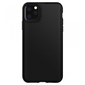 Husa Iphone 11 PRO -Spigen Liquid Air- Negru mat