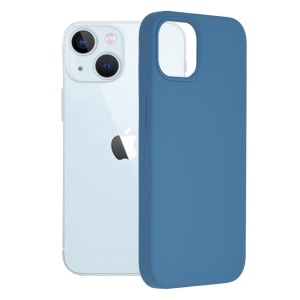 Husa iPhone 14 -Soft Edge Silicone Albastra