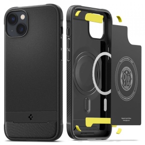 Husa iPhone 14 - Spigen Rugged Armor MagSafe(MagFit)