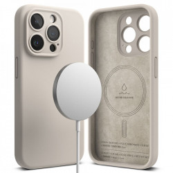 Husa iPhone 15 Pro Ringke Silicone Magnetic Magsafe Stone