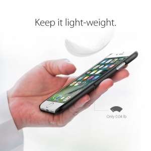 Husa Iphone 7 Plus/Iphone 8 Plus -Spigen Thin Fit - Neagra