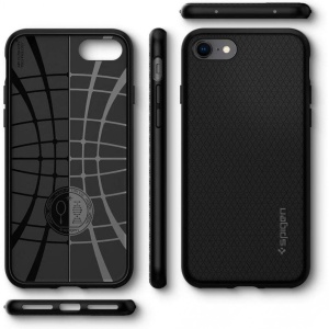 Husa Iphone 7 -Spigen Liquid Air- Negru mat