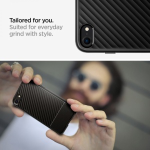 Husa Iphone SE 3 (2022)/SE 2 (2020)/7/8 -Spigen Core Armor -Neagra