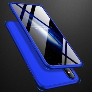 Husa Iphone XS MAX-GKK 360 Front and Back Case Full Body Cover -Albastra