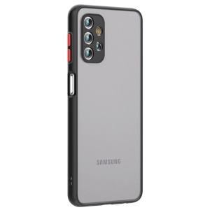 Husa Samsung Galaxy A32- Colored buttons case- Black
