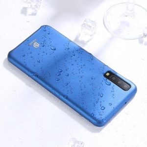 Husa Samsung Galaxy A7-Dux Ducis Skin Lite PU Leather-Albastra