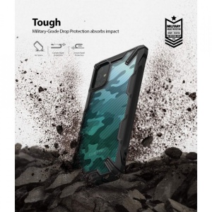 Husa Samsung Galaxy A71 - Ringke Fusion X- Camo Black