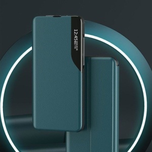 Husa Samsung Galaxy A72 -Eco Leather View Case-Verde inchis