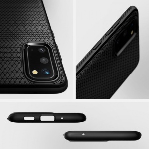Husa Samsung Galaxy S20 -Spigen Liquid Air- Negru mat