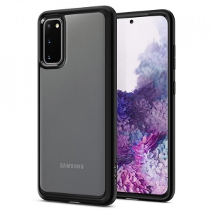 Husa Samsung Galaxy S20 - Spigen Ultra Hybrid-Negru Mat
