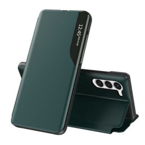 Husa Samsung Galaxy S23 -Eco Leather View Case verde inchis