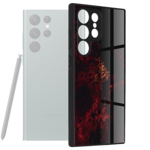 Husa Samsung Galaxy S23 Ultra - Printing Glass Red Nebula