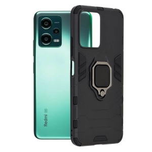 Husa Xiaomi Redmi Note 12 / Poco X5 Silicone Shield Techsuit Neagra