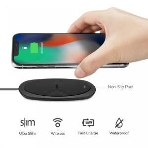 Incarcator wireless -SPIGEN F305W -incarcare rapida-alb