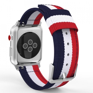 Curea Apple Watch 3 42MM-Tech Protect Welling- Navy/Red