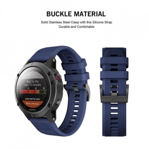 Curea Garmin Fenix 5 -Tech Protect Smooth-Navy Blue