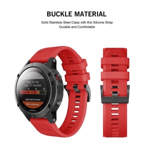 Curea Garmin Fenix 6 PRO-Tech Protect Smooth-Rosie