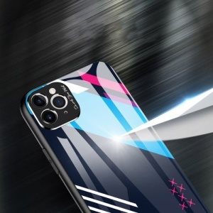 Husa Iphone 11 PRO MAX -Color Glass-cu sticla securizata- pattern 4
