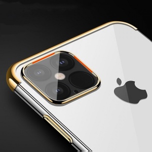Husa Iphone 12 PRO MAX -Clear Color case gel-Margine rosie
