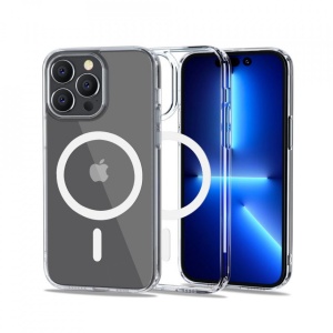 Husa iPhone 14 Pro-Tech-Protect FlexAir Hybrid Magsafe -Clear