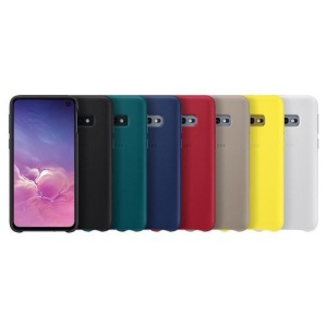 Husa originala Samsung Galaxy S10E-Samsung Leather Cover-Gri