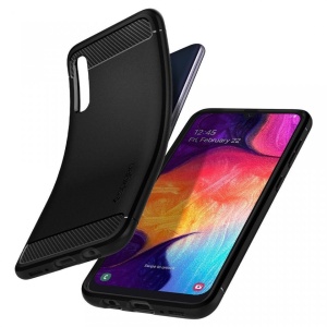 Husa Samsung Galaxy A50/A30S /A50s - Spigen Rugged Armor -Negru Mat