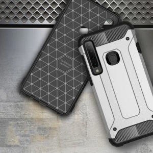 Husă Samsung Galaxy A9 - Hybrid Armor Tough Rugged -Argintiu