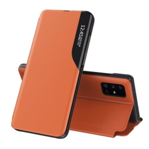 Husa Samsung Galaxy S20 Plus -Eco Leather View Case-Orange