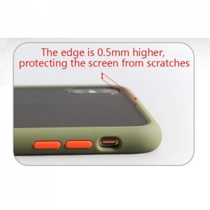 Husa Samsung Galaxy S20 Ultra- Colored buttons case- bumper rosu cu butoane negre